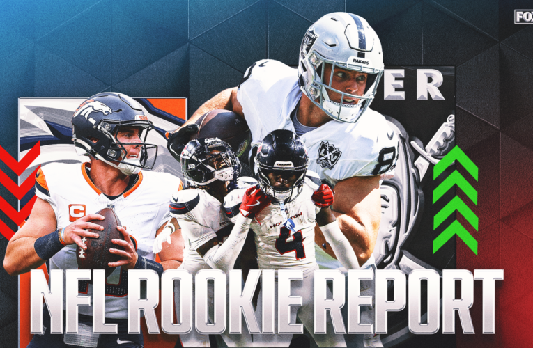 Raiders TE Brock Bowers setting records; Broncos QB Bo Nix searching for answers