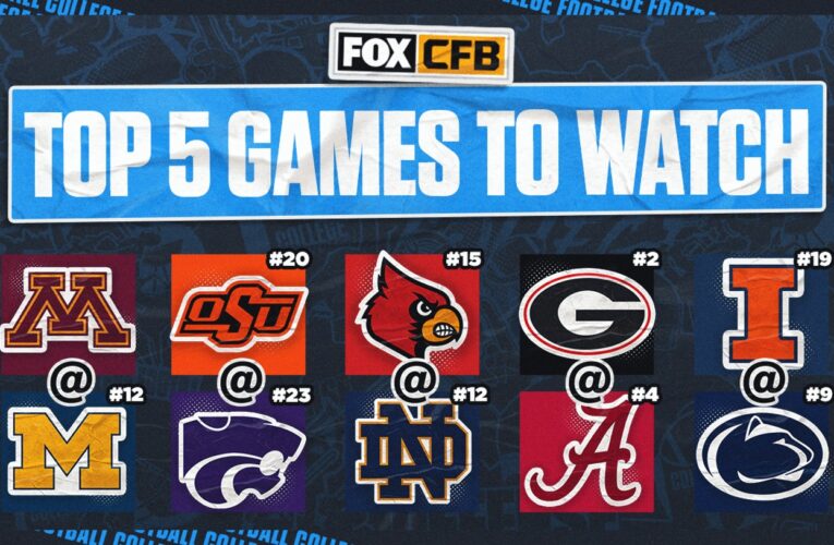 College football Week 5 preview: Five best games to watch this weekend