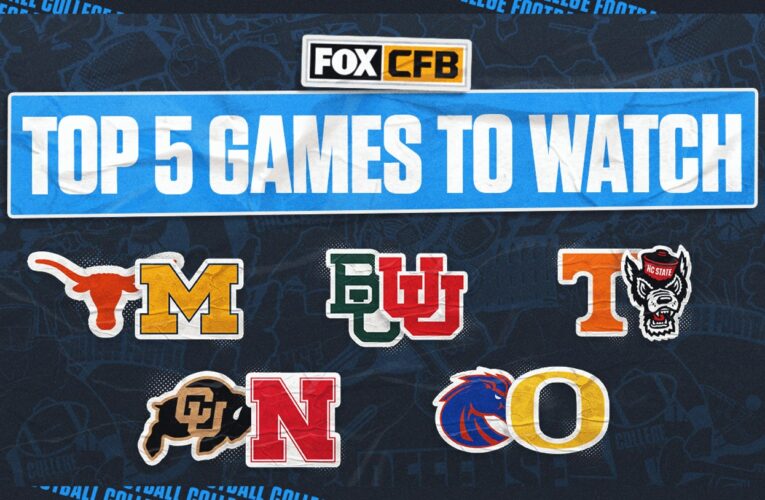 College football Week 2 preview: Top five games to watch this weekend