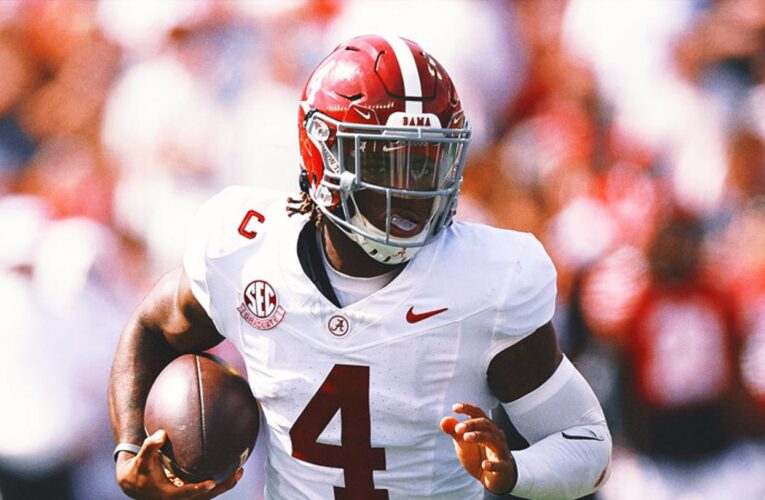 Jalen Milroe leads Alabama to résumé-defining win over Wisconsin; Georgia up next