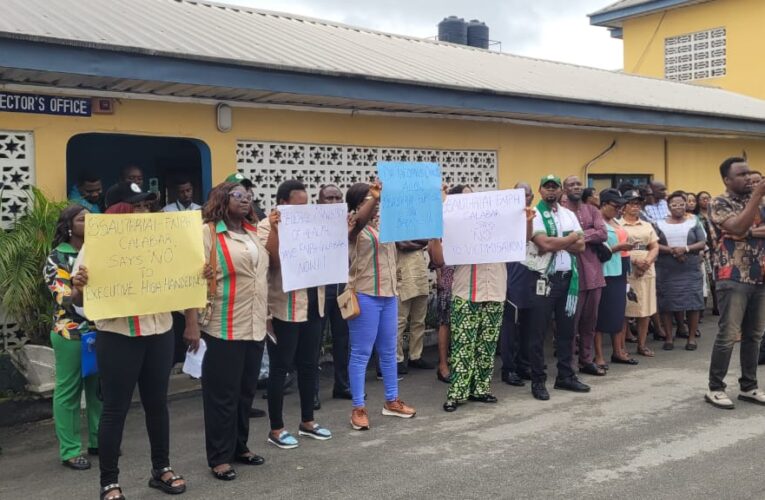 Calabar Neuro-Psychiatric Hospital’s workers draw line with CMD